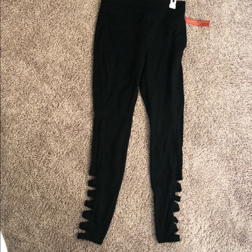 Brand new target leggings with cutouts